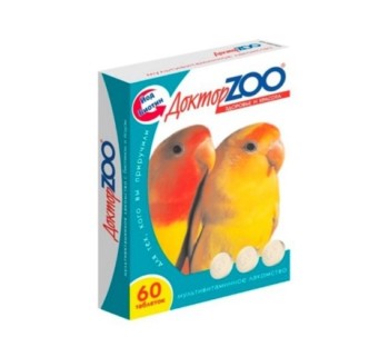 Витамины для птиц Доктор Зoo 60 т.