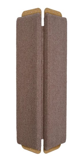 Когтеточка Зверье Мое В-2 Gulo ковровая угловая средняя БЕЖЕВЫЙ (260х600)
