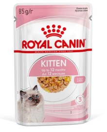 Корм влажный для котят ROYAL CANIN Kitten Instictive желе пауч, 85 г