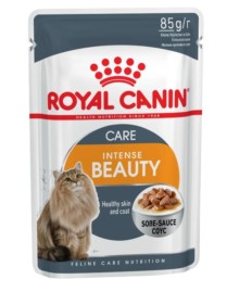 Корм влажный для кошек ROYAL CANIN Intense beauty в соусе для поддержания красоты шерсти, 85 гр.