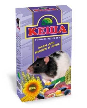 Кеша корм для крыс и мышей, 500 гр