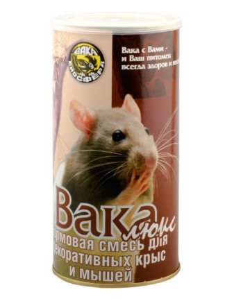 Корм Вака Люкс для декоративных крыс и мышей, 800 г