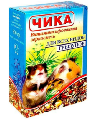 ЧИКА корм для всех видов грызунов витаминизированный, 500 г