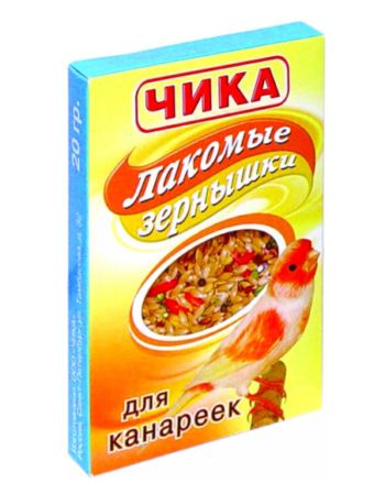 Чика Лакомые зернышки для канареек, 20 г