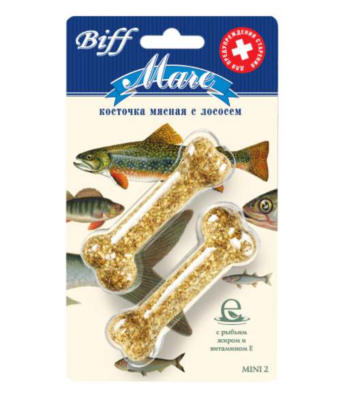 TITBIT Косточка Mare с лососем mini, 2 шт